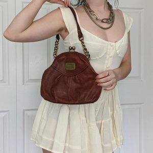 Vintage Fossil Brown Leather bag